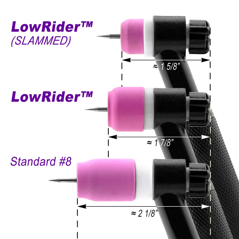 KIT-GAS-LENS-SLAMMED-LOW-RIDER-ARC-ZONE-per-torcia-tig-9-20-ugello-crtissimo-solo9.5mm-per-saldatura-tubi-e-spazi-stretti