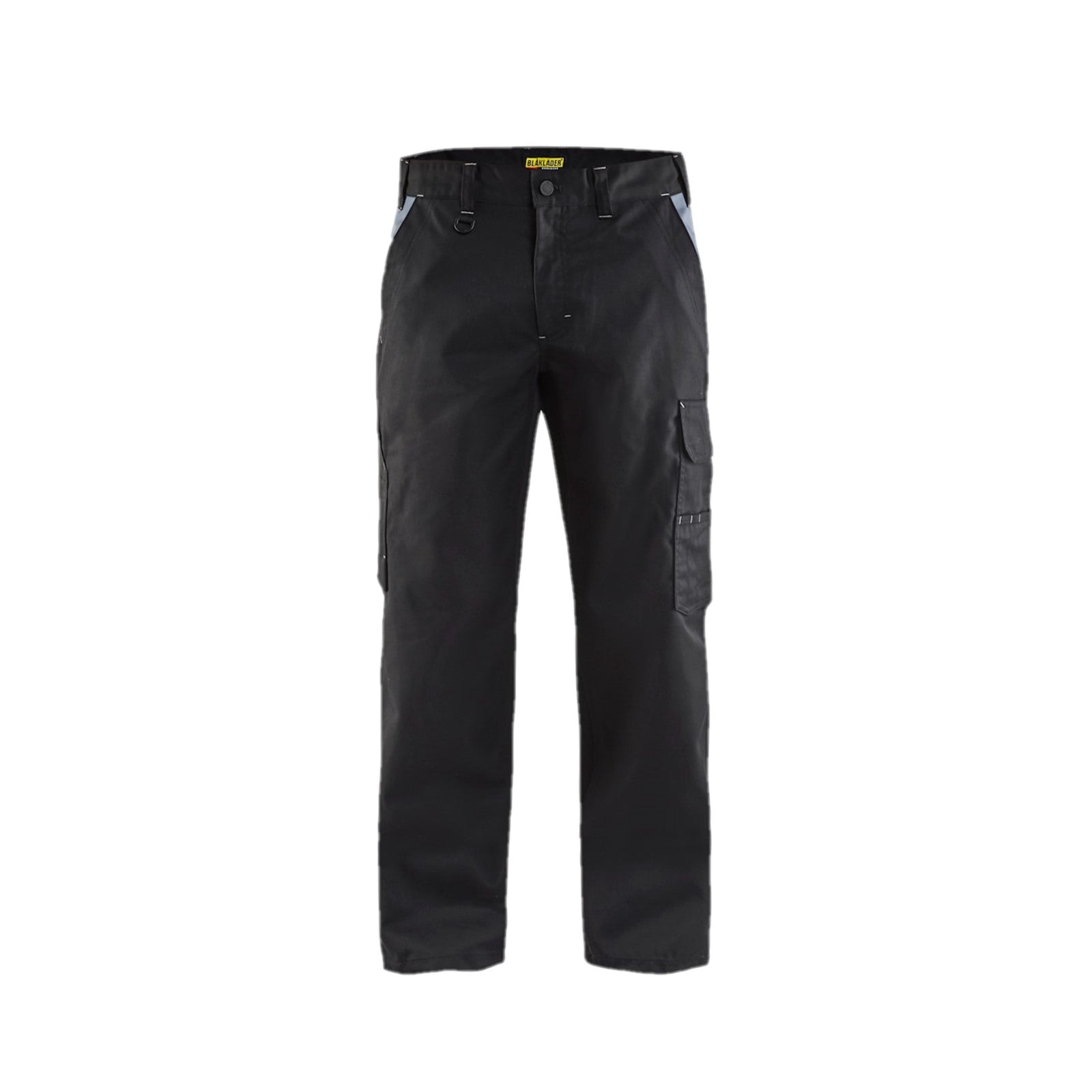 Pantalone da lavoro multitasca in cotone nero/grigio taglia 44-52 Blak
