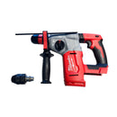 tassellatore-milwaukee-sds-plus-max-26mm-calcestruzzo-alimentato-a-batteria-18V-(non-inclusa)- 2,3J-di-potenza-+-secondo-mandrino-Milwaukee-M18-BLHZ-0X