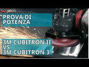 Disco fibrato 3M Cubitron 3 1182C diametro 115-125-180 grana 36+ per sbavo, smussatura e cianfrinatura