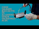 Bacchetta in lega d'alluminio con flussante Ø 2 mm HARRIS Aluxcor 98/2