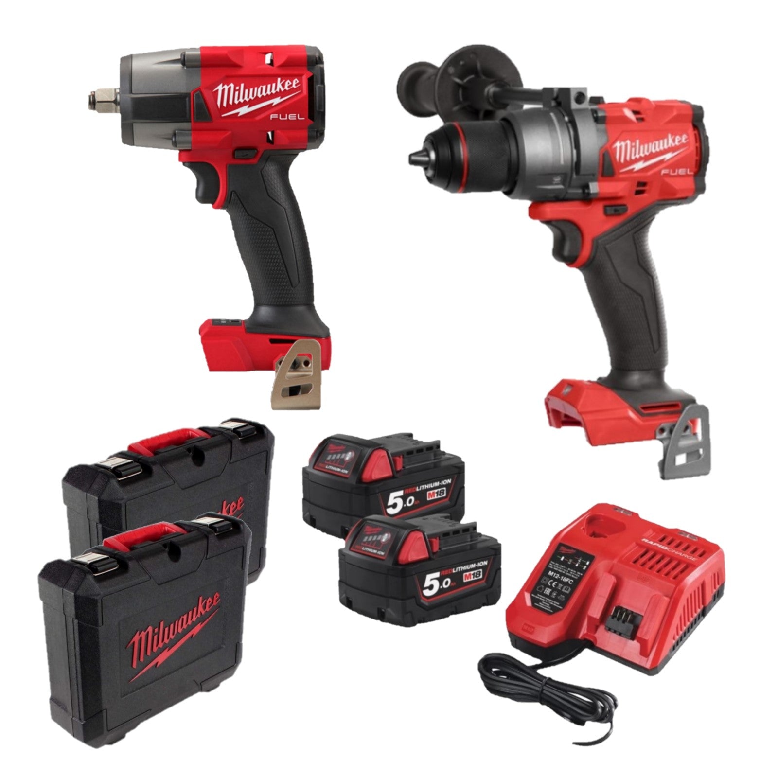 Milwaukee Aspiratore Compatto Solidi/Liquidi a batteria M12 Fuel™ M12 FVCL-0