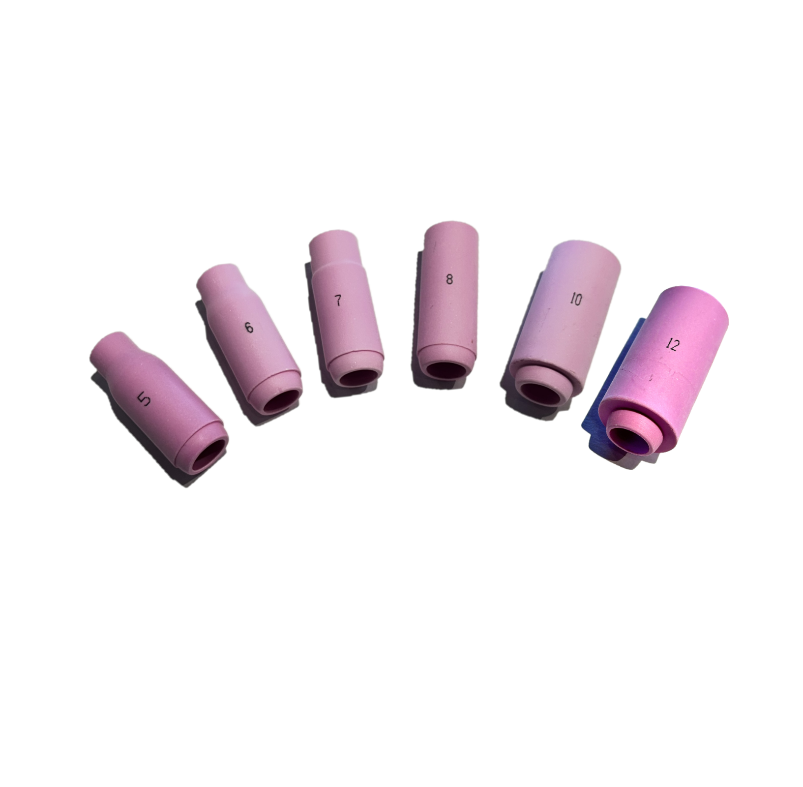 10N46# 8 1/2 e D12,5 x 47 mm Orifizio TIG Gas Lens Ugello di allumina Tazza di ceramica Fit DB PTA SR WP 17 18 26 Torcia per saldatura TIG 10pk 10N46# 8 1/2 e D12,5 x 47 mm Orifizio TIG Gas Lens Ugello di allumina Tazza di ceramica Fit DB PTA SR WP 17 18 26 Torcia per saldatura TIG 10pk