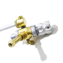 HARRIS ARGON / CO2 double stage reducer with integrated flow meter and economizer