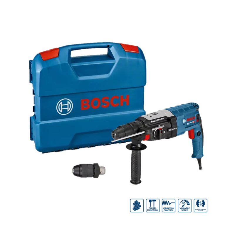 Bosch-tassellatore-martello-perforatore-a-filo-ATTACCO-SDS-PLUS-da-880W-a-doppio-mandrino-BOSCH-GBH-2-28-F-PROFESSIONAL