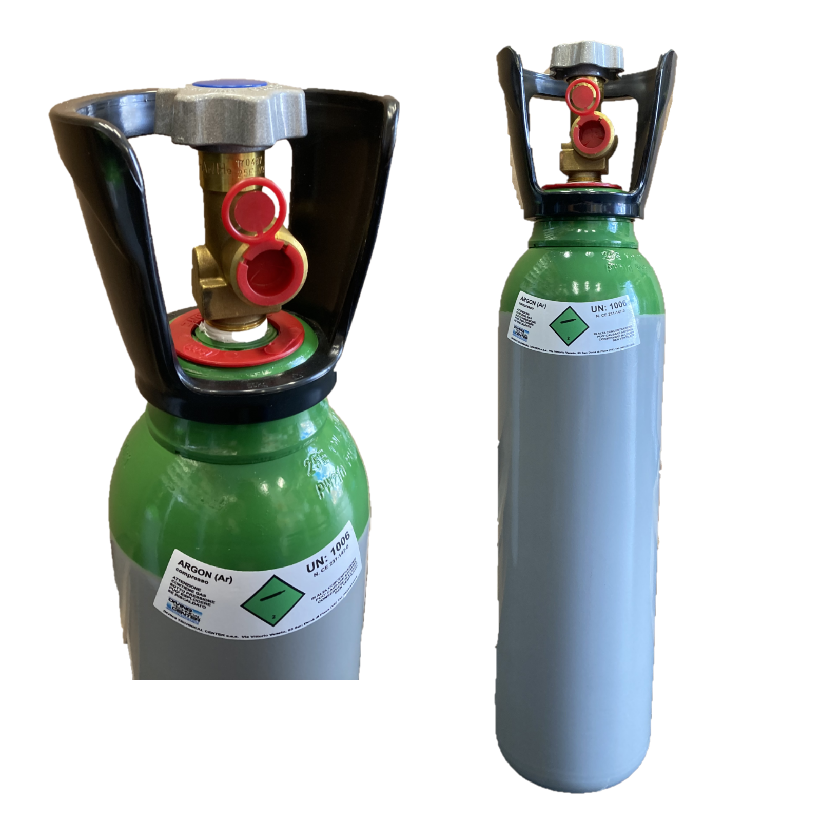 Bombola Gas ARGON 5 Litri Gas Incluso Ricaricabile per Saldatura TIG