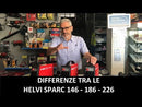 Welding electrode inverter MMA with accessories in briefcase Helvi Sparc 146