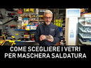 SCHERMO A CASCO PER SALDATORE SACIT S800R antina ribaltabile uso smerigliatura