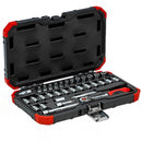Set valigetta da 33 pezzi con bussole esagonali, cricchetto Reversibile e Set di Punte, 1/4" GEDORE R 4900 3033 - Tecnista