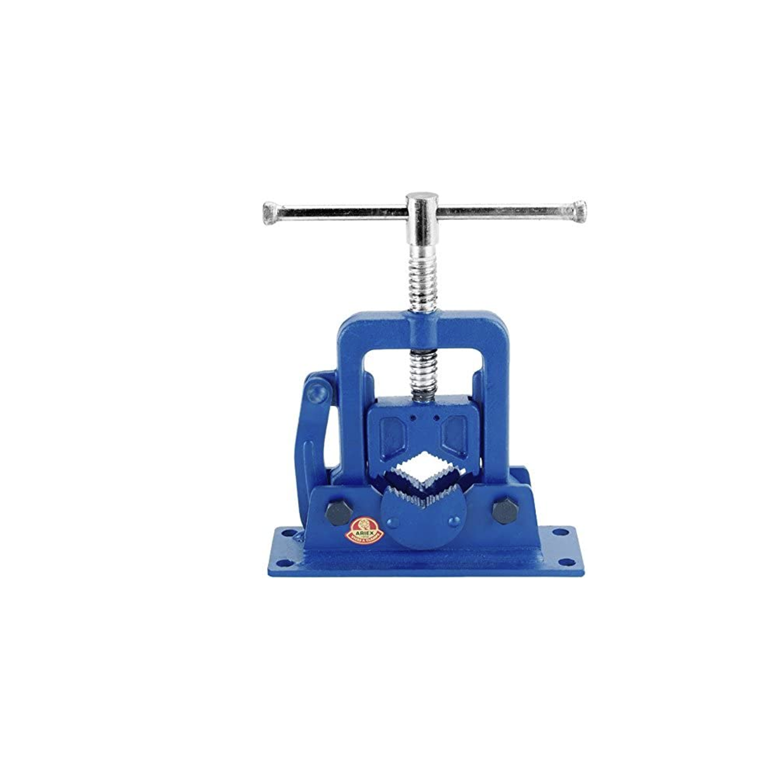 Morsa Per Tubi Manuale Multiuso | In Lega Di Alluminio E Acciaio Temprato | Morsetto Autobloccante | Superficie Antiscivolo | 27x12,5 Cm