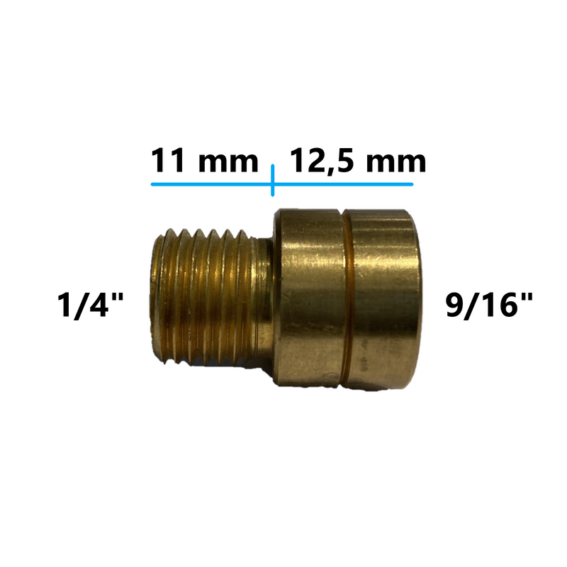 Convertitore di filetto Femmina 9/16" Maschio 1/4" 38-2 GR-GL HARRIS