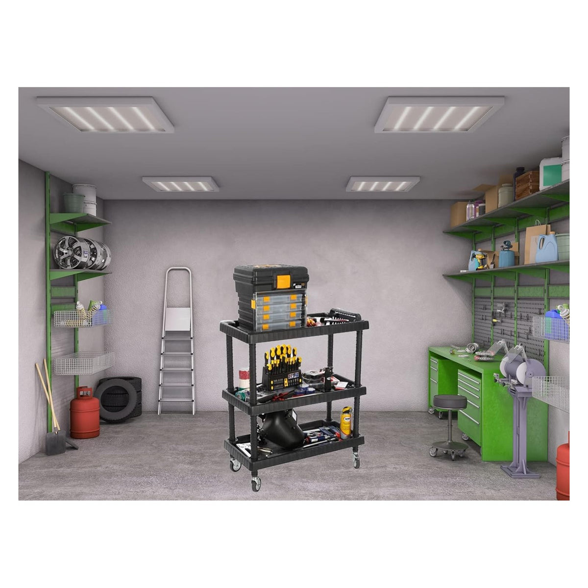 QUARKZMAN Clip Per Ripiani In Filo - 24 Pezzi Da 1 Pollice | Sostituzione Plastica Per Scaffalature Metalliche - Foto 8