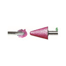 Moletta Conica abrasiva con gambo diametro 6 mm in corindone rosa 2 modelli disponibili