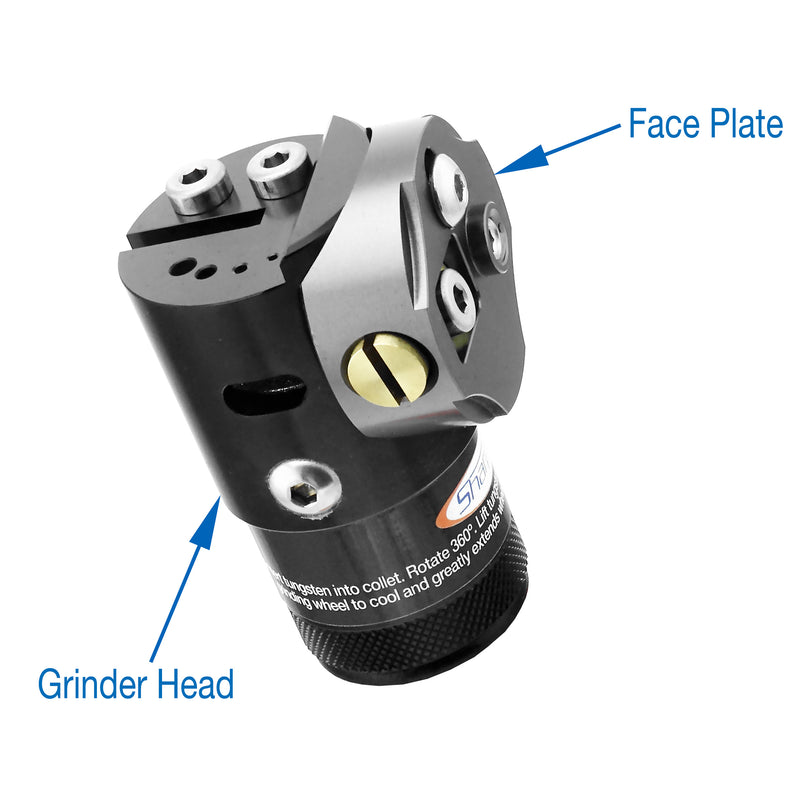 Sharpening Head Tungsten Electrode Tip TIG Arc-Zone Welding Sharpie DX™ Adjustable Angle 15°-45° Black Color
