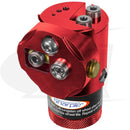 Kit Testa Affila Punta TIG Elettrodo Tungsteno Saldatura TIG Arc-Zone Sharpie DX™ PRO Kit Angolo Regolabile 15°-45° Colore Rosso con Contenitore Elettrodi Tungsteno ArcSaber™ e Ruota Diamantata di Scorta