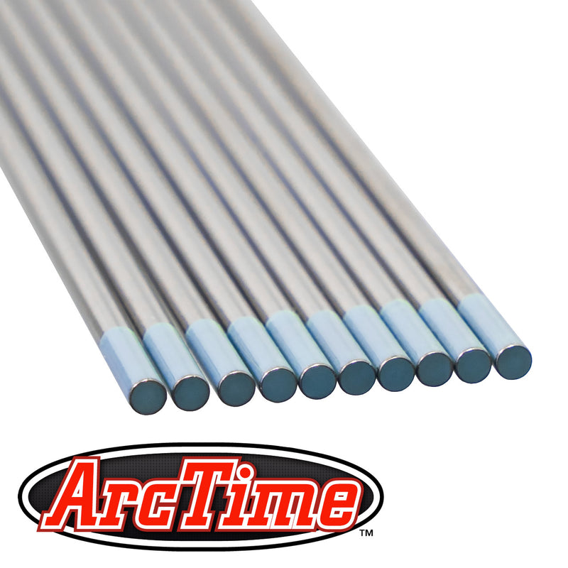 Confezione 10 elettrodi tungsteno Saldatura TIG ArcTime™ Premium Hybrid Arc-Zone diametro 1,0 - 1,6 - 2,4 -3,2 mm