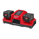 Set 2 batterie M18 8.0Ah FORGE con caricabatterie simultaneo MILWAUKEE M18 FORGENRG-802DBSC