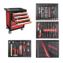 Carrello-da-officina-a-4-ruote-e-con-7-cassetti-completo-di-172-utensili-fermec