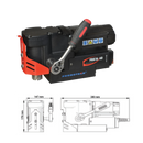 Trapano a base magnetica a basso profilo perforatore da 36mm Promotech PRO 36 AD