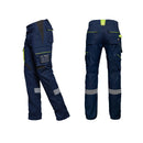 Pantaloni da lavoro multi-tasche Blu scuro O Grigio Taglia XS a 4XL SIGGI EXPLORER EVO