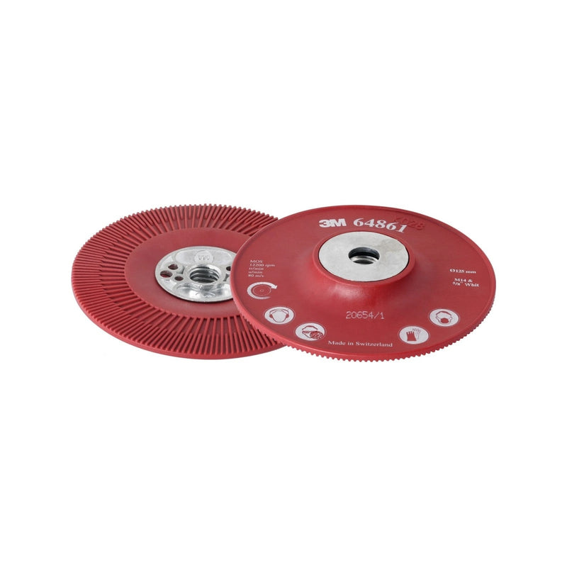 kit-abrasivo-per-smussatura-sbavo-cianfinatura-diametro-125MM-1platorello-25-dischi-fibrati-10-dischi-scotchbrite-3M-CUBITRON