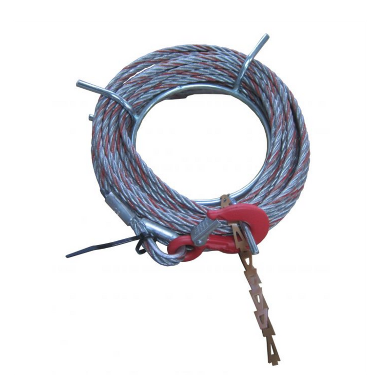 Cavo d'acciaio fune metallica per Tirfor T-TU 16 Tractel Ø11,5 X 30MT TRACTEL C30 2079
