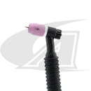 Kit Gas Lens per Torcia TIG 17 / 18 / 26 StubbyCup™ Arc-Zone Ugello Cortissimo solo 25,4mm per Saldatura in Spazi Stretti