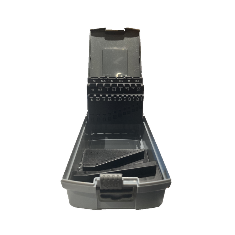 Cassetta porta punte foratura 1-13 mm da 25 punte(vuota)