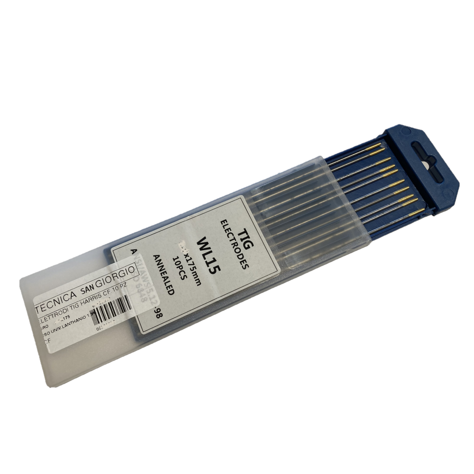 SenTECH Saldatura TIG WL15 (oro) Elettrodi di tungsteno 2,4 x175 SenTECH Saldatura TIG WL15 (oro) Elettrodi di tungsteno 2,4 x175
