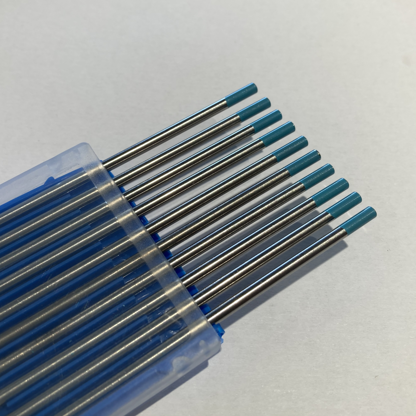 Elettrodi Tungsteno 2% Lantanati Per Saldatura TIG - 2,4mm X 175mm - Conf Da 10 (Blu, WL20)