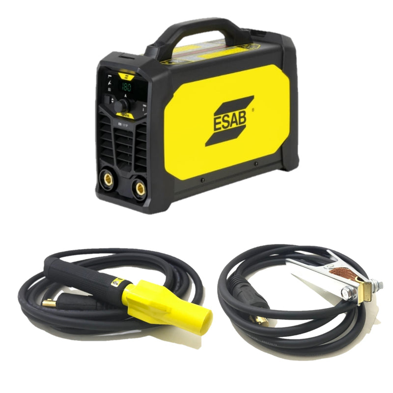 MMA electrode inverter welding machine and Live TIG 180A with ESAB ROGUE ES 180i accessories