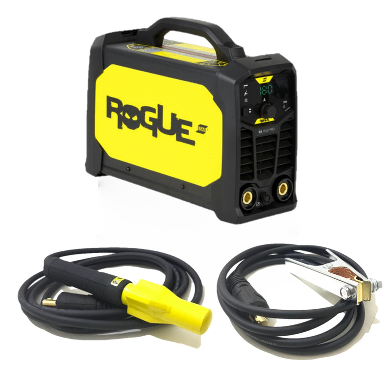 MMA electrode inverter welding machine and Live TIG 180A with ESAB ROGUE ES 180I PRO accessories