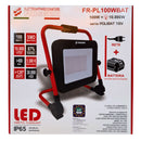 Faro da cantiere LED ibrido Friggeri FR-PL100WBAT 100 W, 10.000 lm, 230 V e batterie 18 V