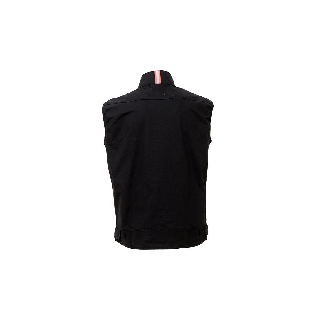 VELILLA Gilet Reporter Senza Maniche Nero – Multitasca, Taglia L, In Twill Poliestere-Cotone