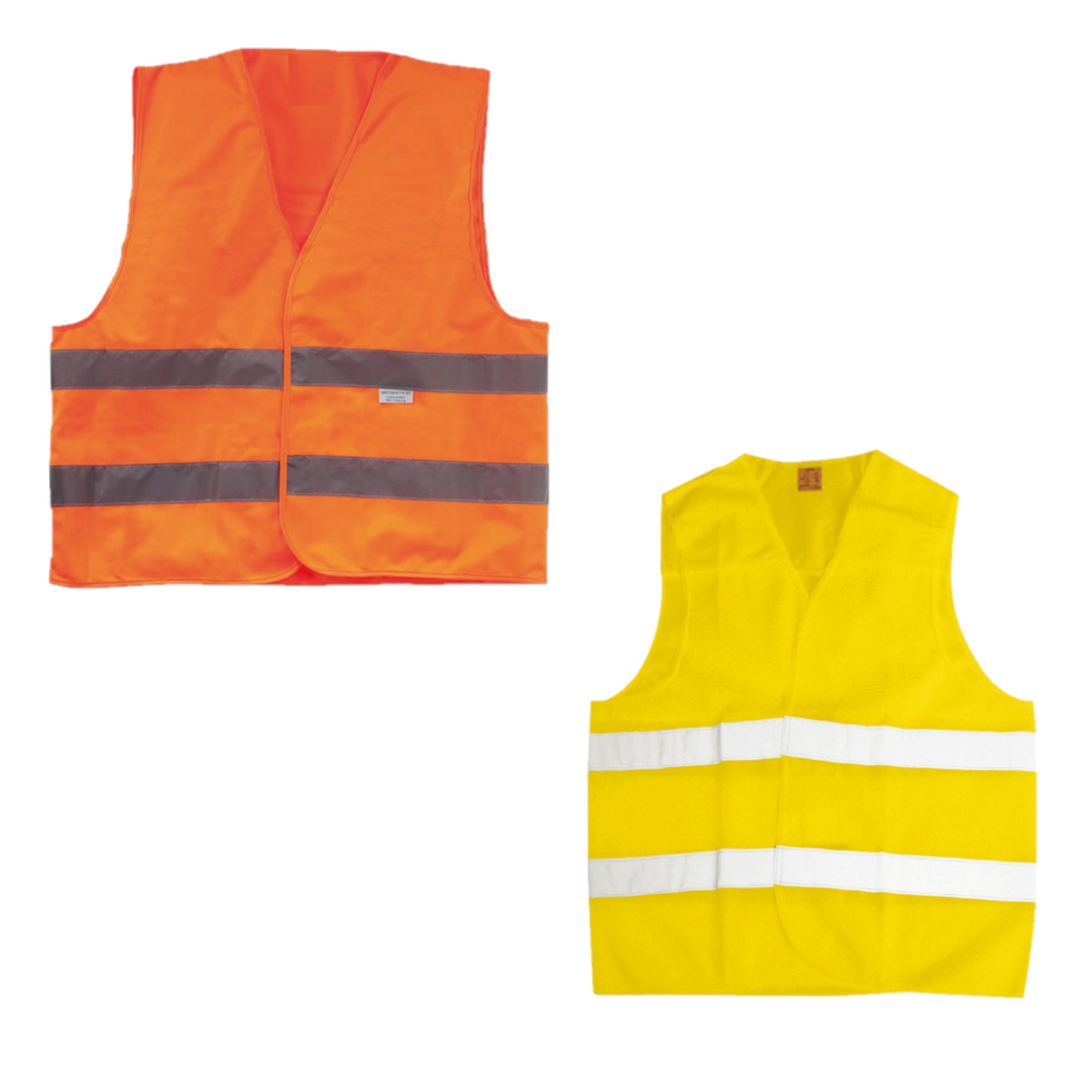Giubbotti Riflettenti Gilet Di Sicurezza Riflettente Ad Alta Visibilit&agrave; Con Reflettent Striscia Costruzione Di Lavoro Vest Livello 2 Standard Giubbotto Riflettente ( Color : Orange , Size : M-Chest 12