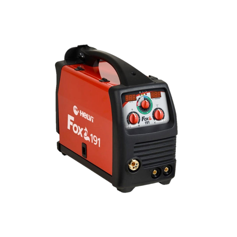 MIG wire welding machine, MMA electrode, TIG HELVI FOX 185 Flex Line Multifunction synergistic single-phase inverter