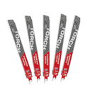 5-Lame-Demolizione-per-seghetto-universale-gattuccio-per-metallo-230-mm-MILWAUKEE-TCT-TORCH