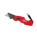 Coltello multiuso pieghevole MILWAUKEE FASTBACK 6 in 1 con portainserti 1/4"