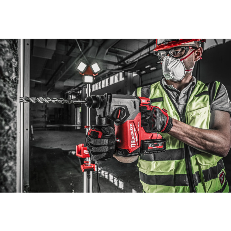Tassellatore-2.5J-a-batteria-18V-SDS-Plus-MAX-26mm-MILWAUKEE-M18-FH-OX