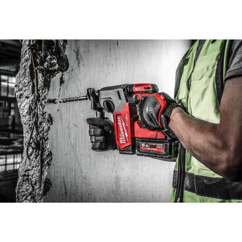 Tassellatore-2.5J-a-batteria-18V-SDS-Plus-MAX-26mm-MILWAUKEE-M18-FH-OX