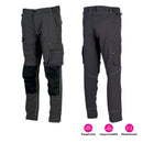 Pantalone tecnico elasticizzato MANGART grigio o blue navy t. S a 3XL