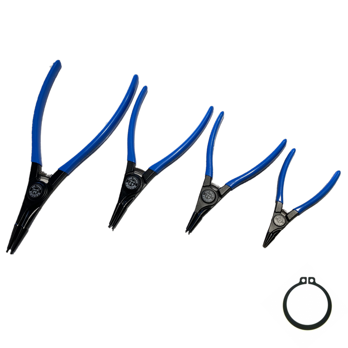 Pinze Per Anelli Di Sicurezza Sensrise - Becchi Lunghi Per Interni Ed Esterni, 4 Tipi E 3 Misure