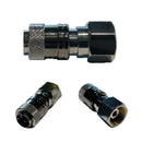 Raccordi rapidi giunzione tubi cannello OSSIGENO - GAS (Acetilene - propano) 3/8" FAIG VS4050-VS4051