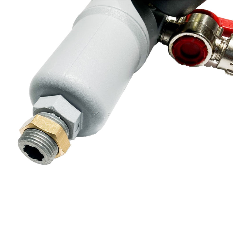 filtro-regolatore-aria-compressa-attacco-1/2"-con-manometro-e-2-rubinetti-di-uscita-Airex-454