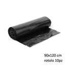 Sacchi per rifiuti polietilene NERO 90x120 cm in confezione da 10pz