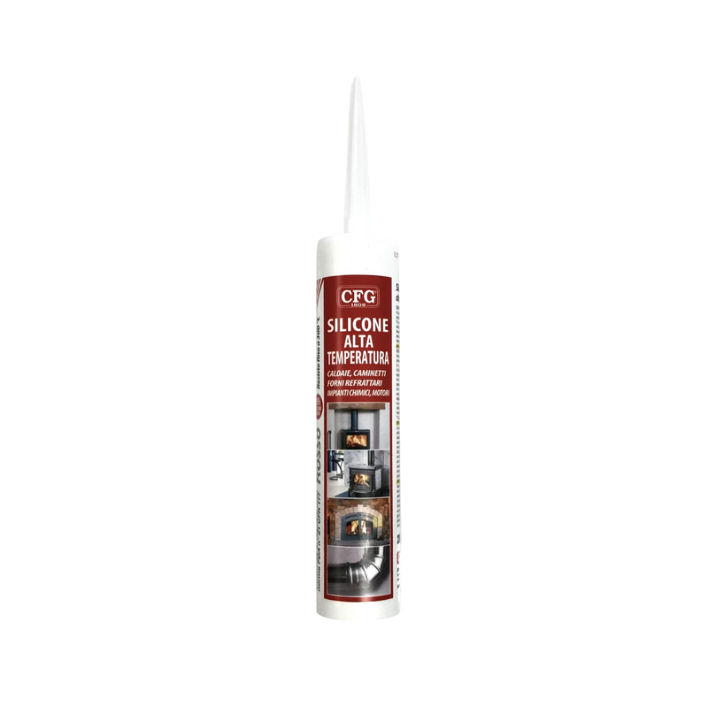 Silicone rosso 280 ml per alta temperatura CFG per temperatura fino a 300°C