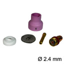 Kit Gas Lens XL MOST Completo per Torcia TIG DC per torcia WP 17-18-26