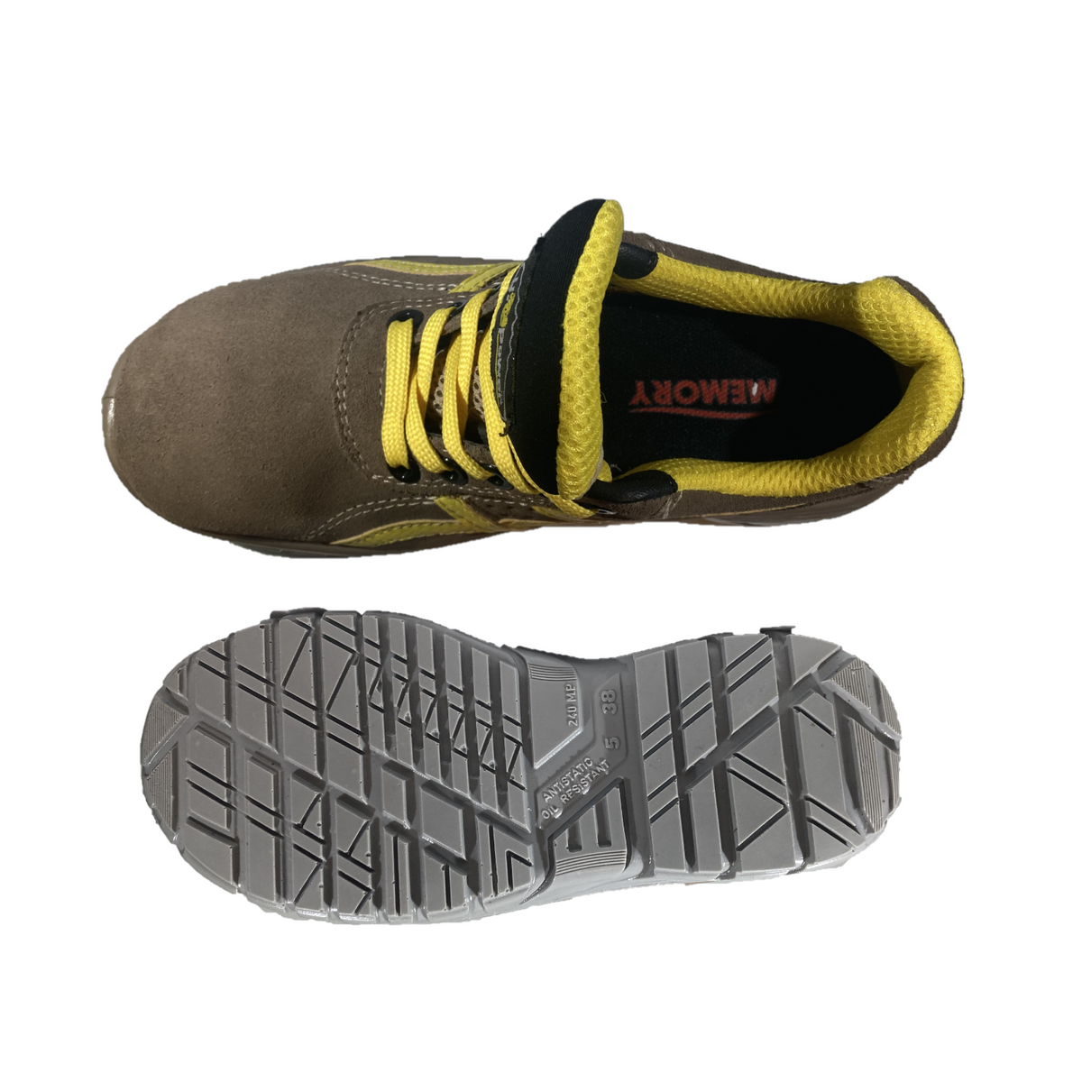 Scarpe Antinfortunistiche BRCHILE38 - Pelle, Suola EVA/Gomma, Punta In Acciaio, Categoria SB FO SRA, Nero/Blu - Foto 4