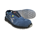 Scarpa antinfortunistica bassa pelle scamosciata blu S1P SRC ESD UPOWER MITRAL T.41