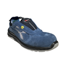 Scarpa antinfortunistica bassa pelle scamosciata blu S1P SRC ESD UPOWER MITRAL T.41